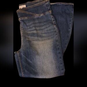 RISEN Los Angeles High Waist Pull On Flare Jeans